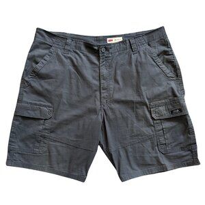 Wrangler Men's Cargo Shorts, Charcoal Gray, Waist 40"